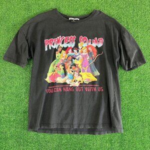 ZARA DISNEY PRINCESS Women’s PRINCESS SQUAD Short sleeve T-SHIRT Boxy Fit Small